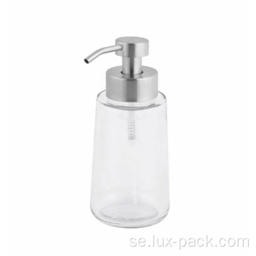 500 ml hand flytande tvålflask metalllotion pump